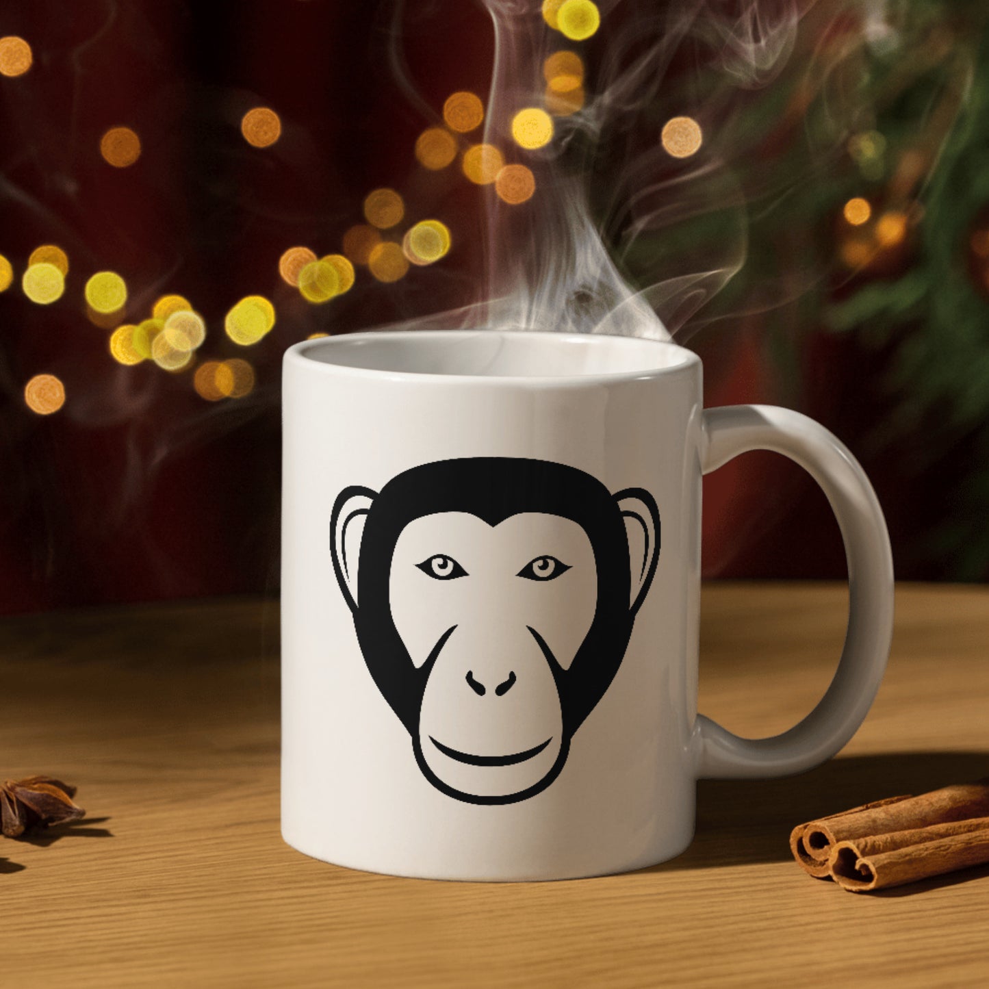 Creative monkey face vector design for cutting machines