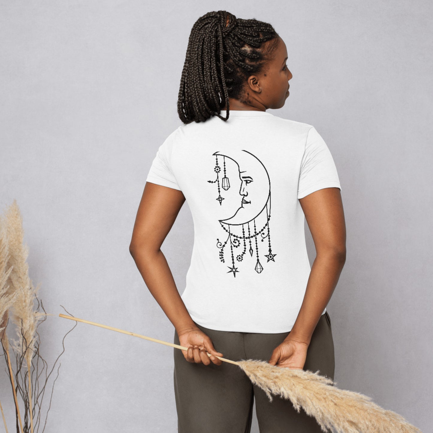 Elegant layered moon design suitable for cutting machines