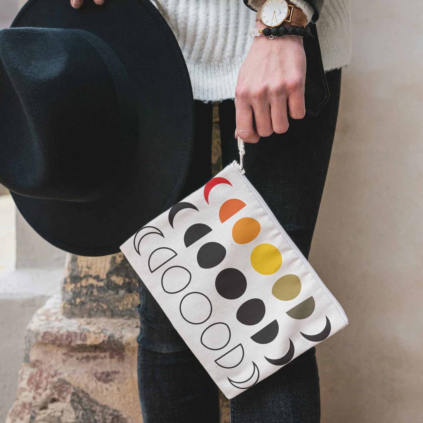 Exploring the beauty of moon phases in elegant vector art