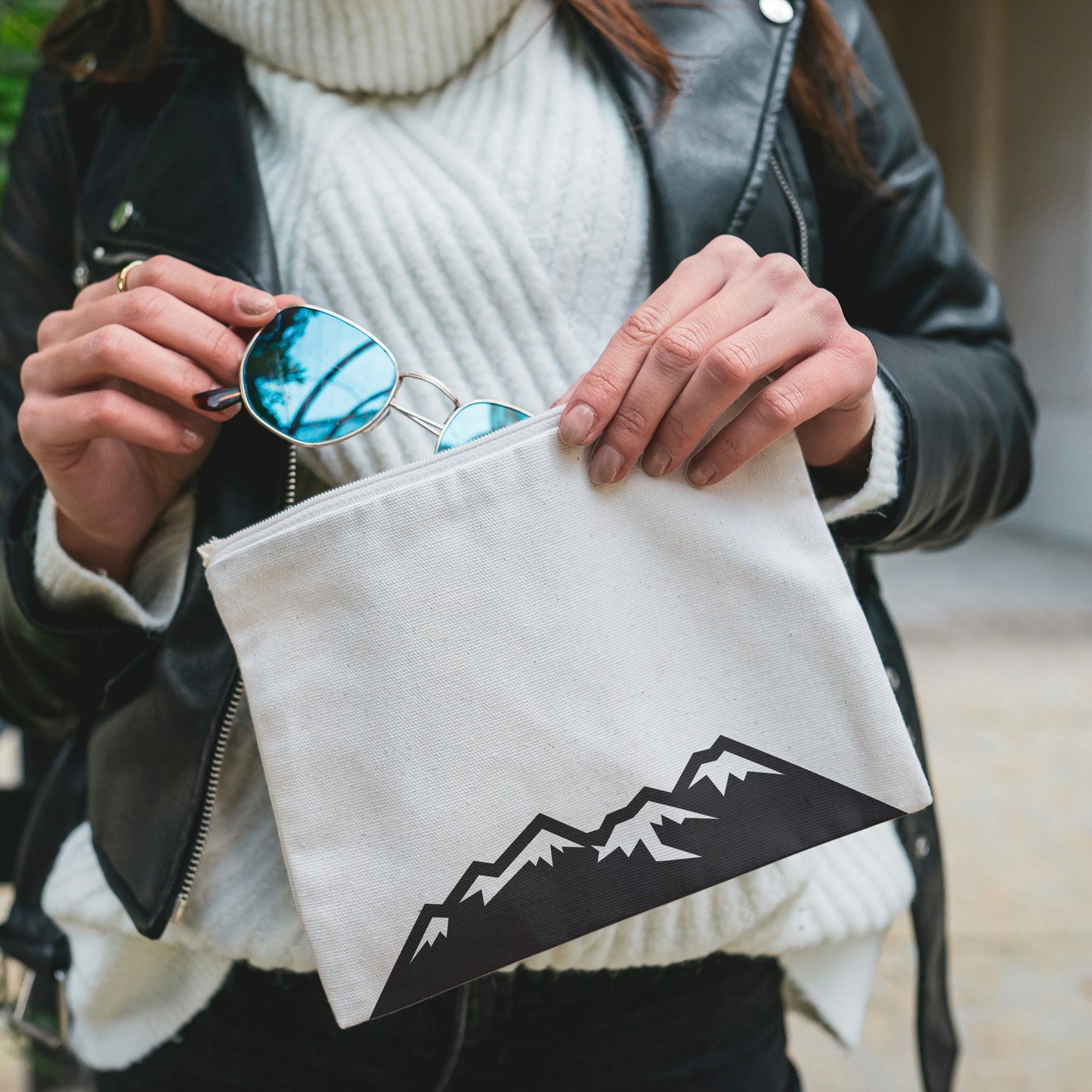 Stylized silhouette of majestic mountains for creative projects
