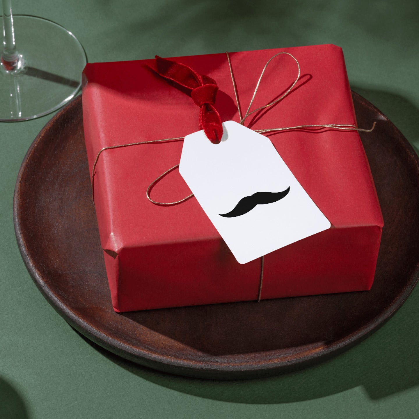 Creative black mustache design for cutting machine projects