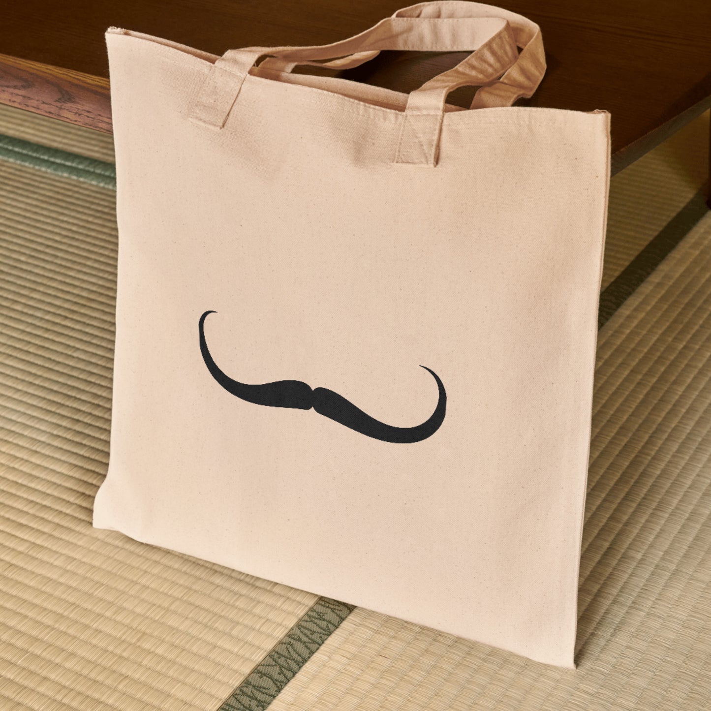 Stylish Curled Mustache Vector Design for Crafting Projects