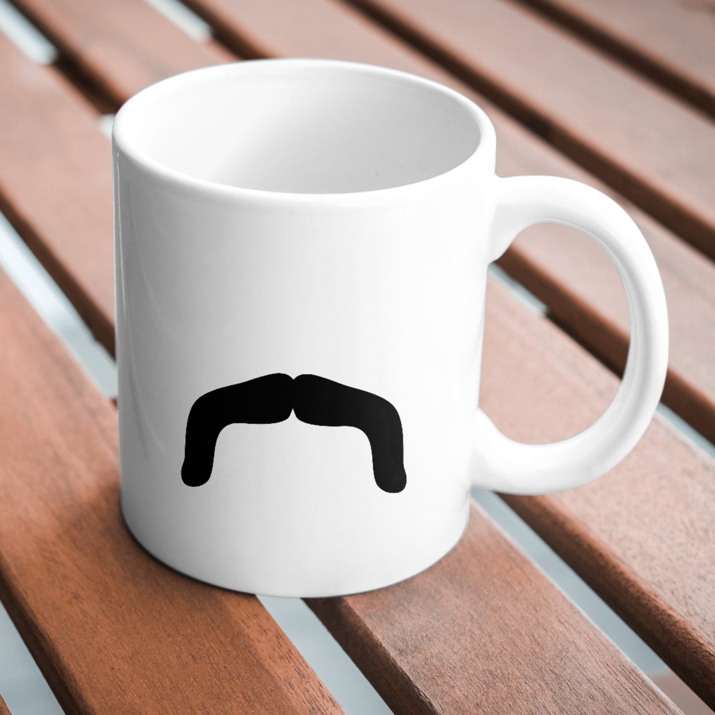 Curly mustache vector design for cutting machines