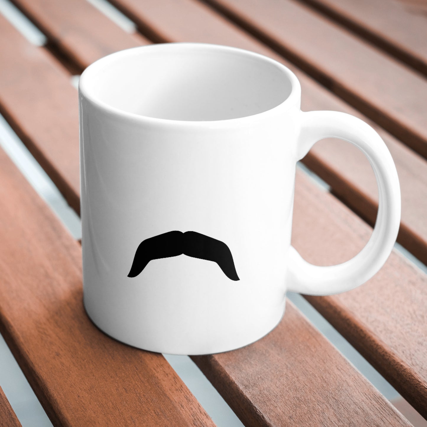 Creative mustache vector silhouette for crafting projects