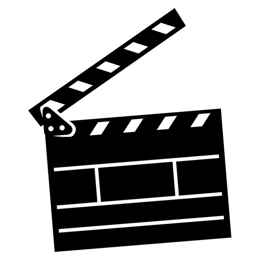 Creative layered clapboard design for cutting machine projects