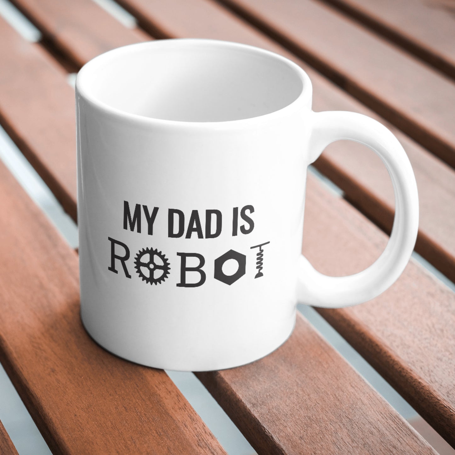 Creative vector design celebrating my dad as a robot