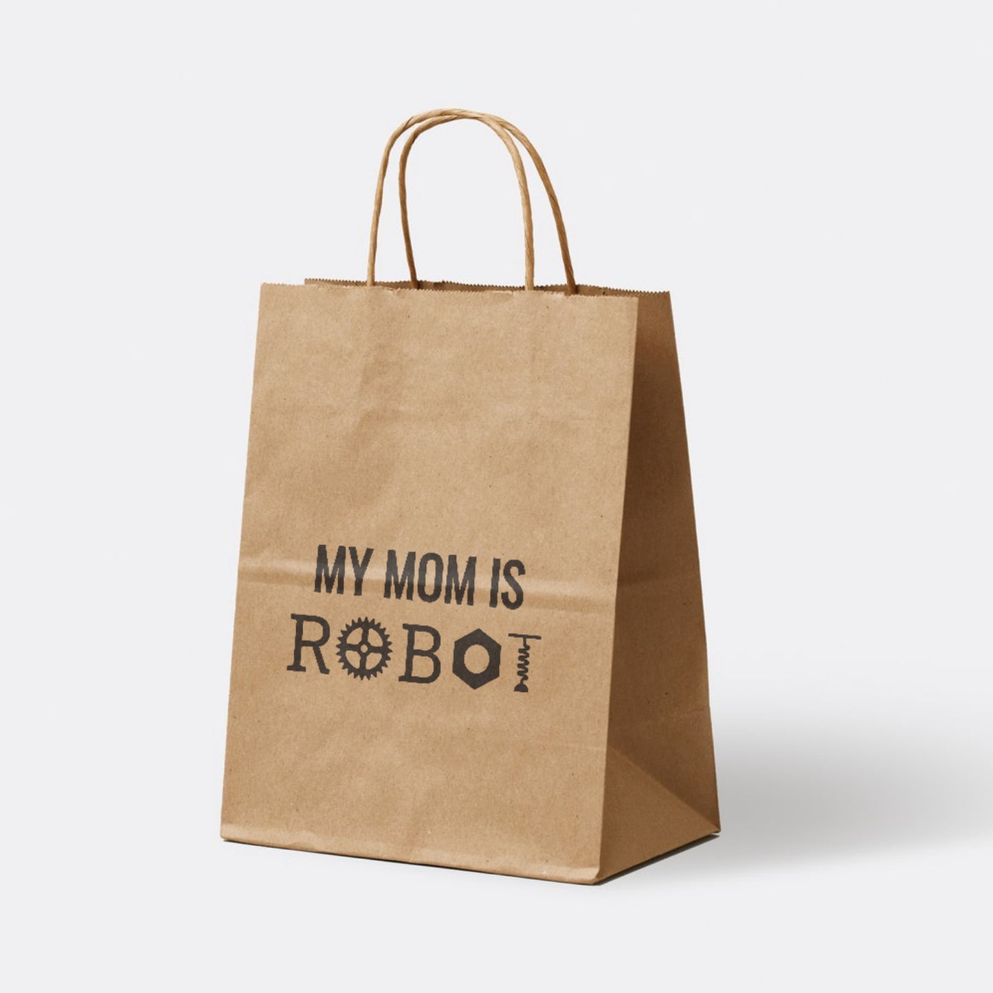 Creative vector design celebrating robot motherhood