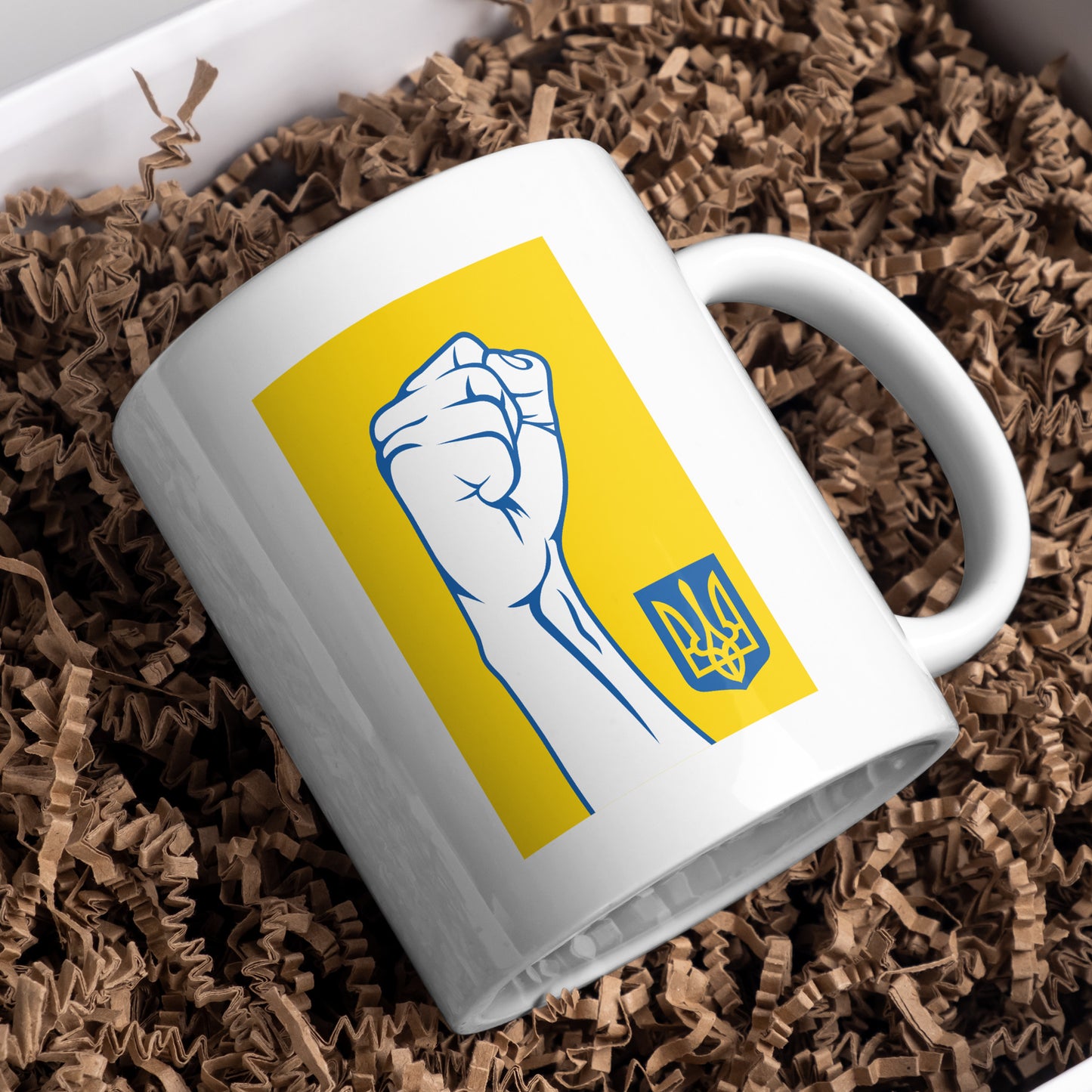 Symbol of unity and strength for Ukraine in vector design