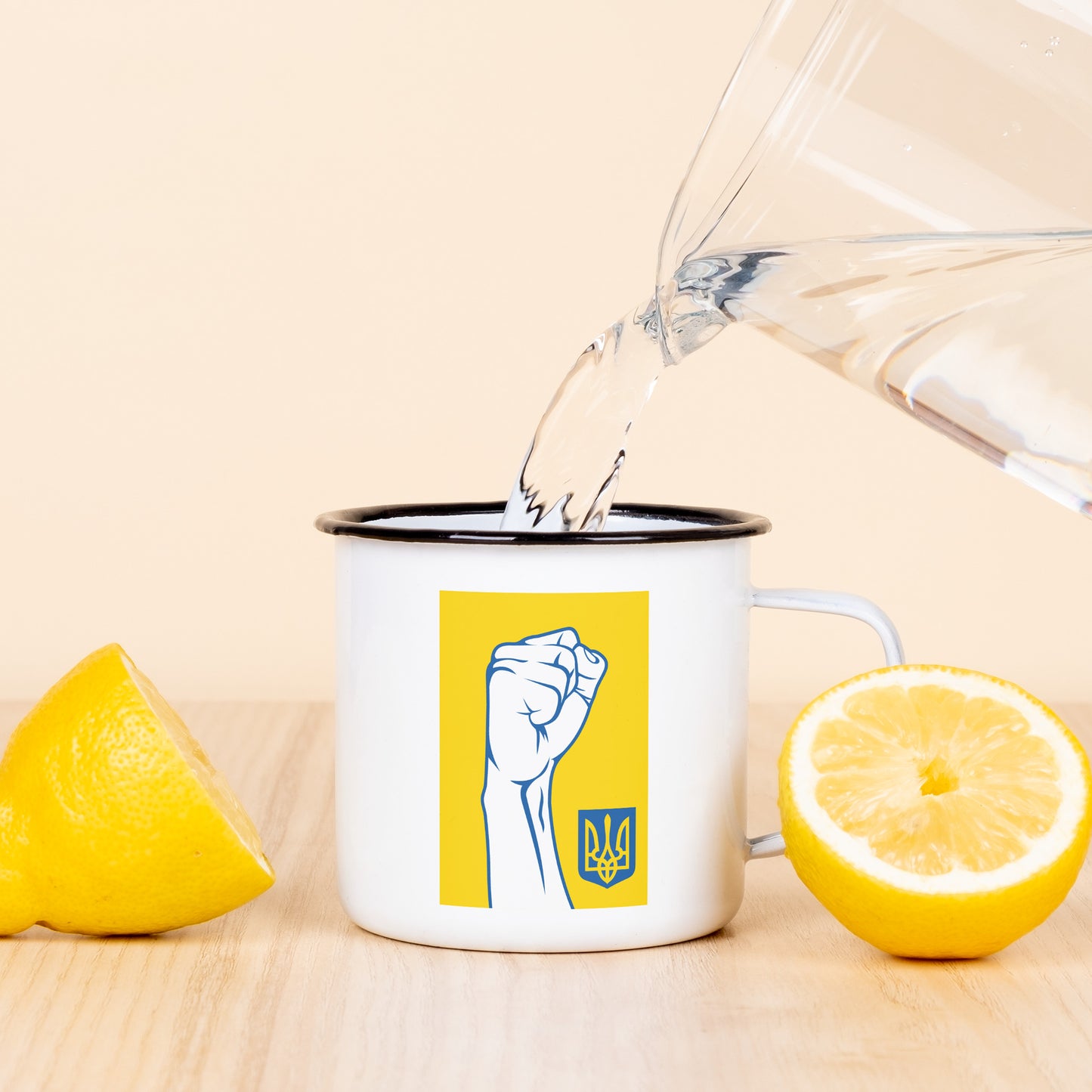 Symbol of unity and strength for Ukraine in vector design