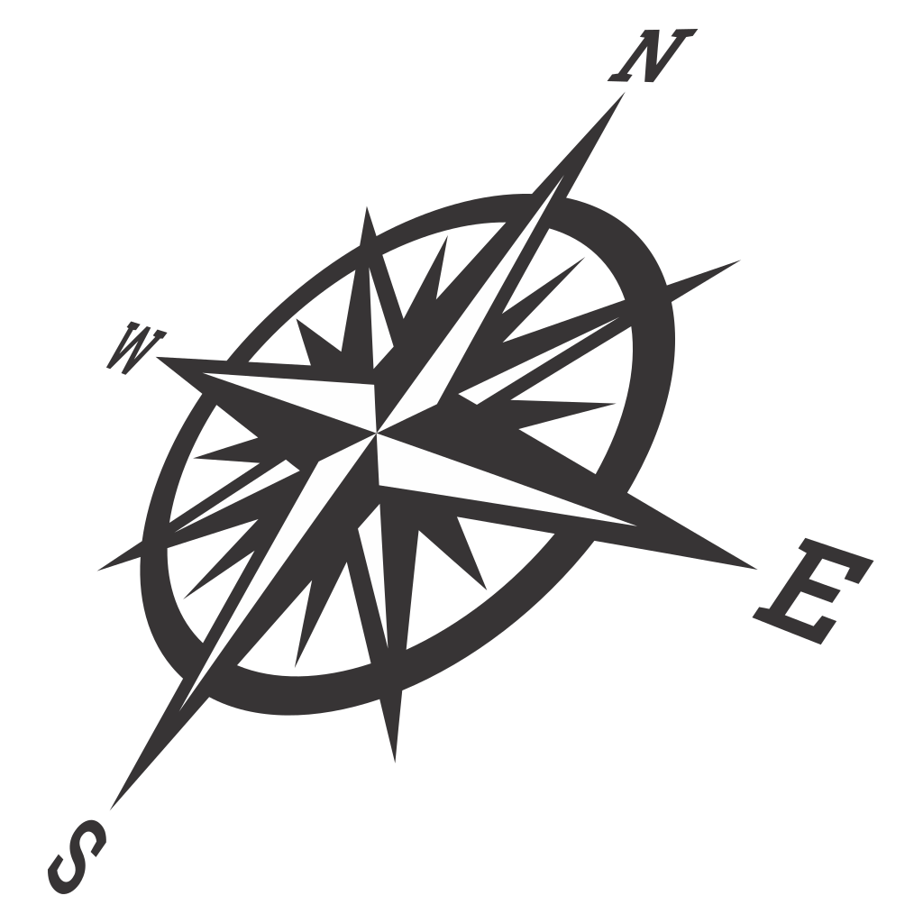 Creative compass design for crafting projects and designs