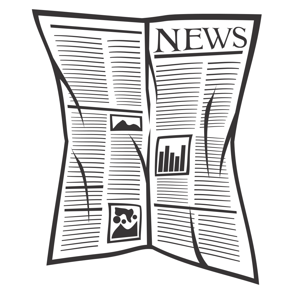 Creative vector design of a folded newspaper for projects