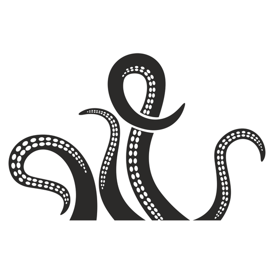 Intricate octopus tentacles design for craft projects