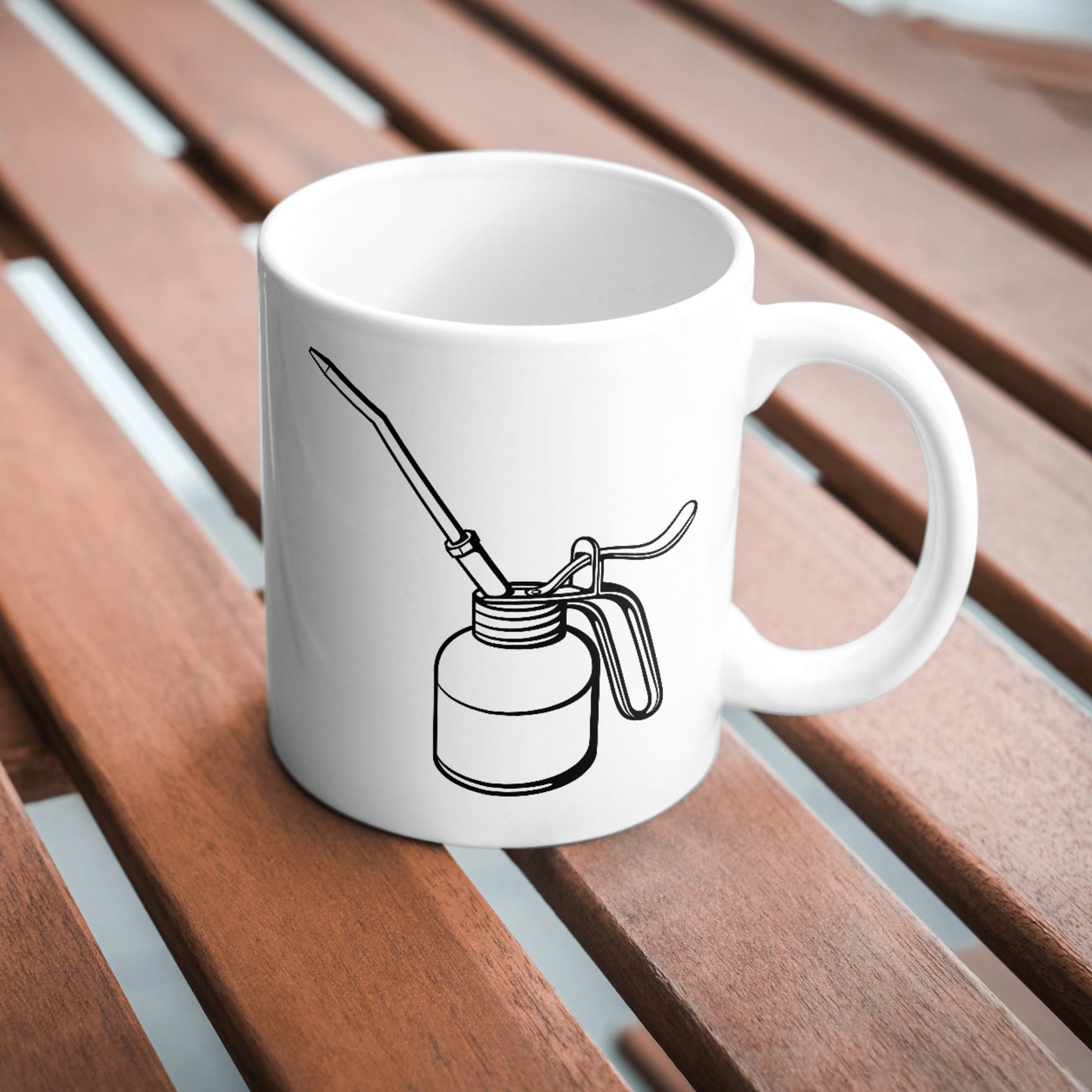 Stunning vector art of creative oil can design