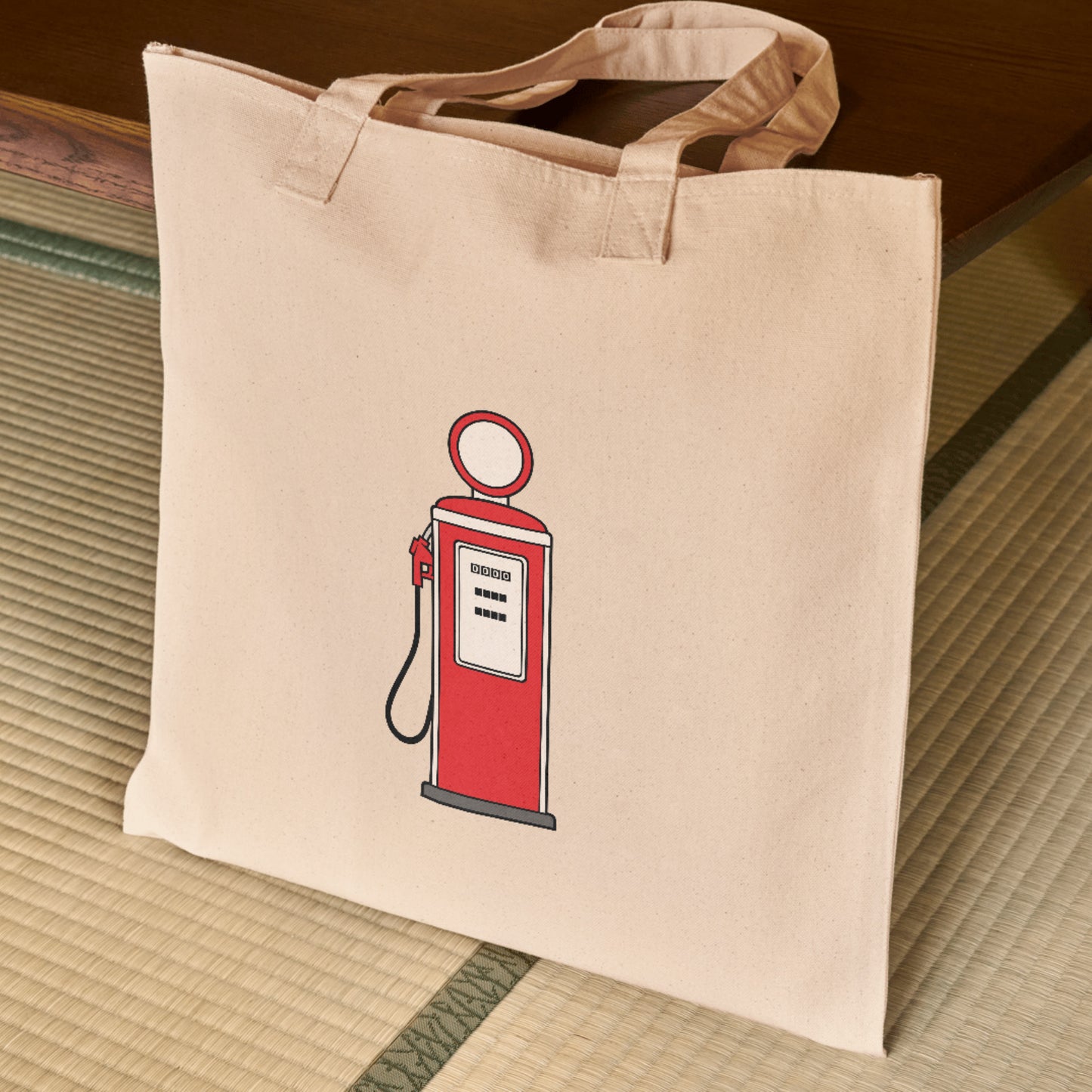 Classic retro gas pump design for crafting projects