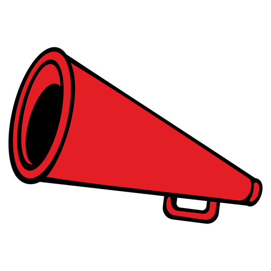 Old megaphone vector design for DIY craft projects