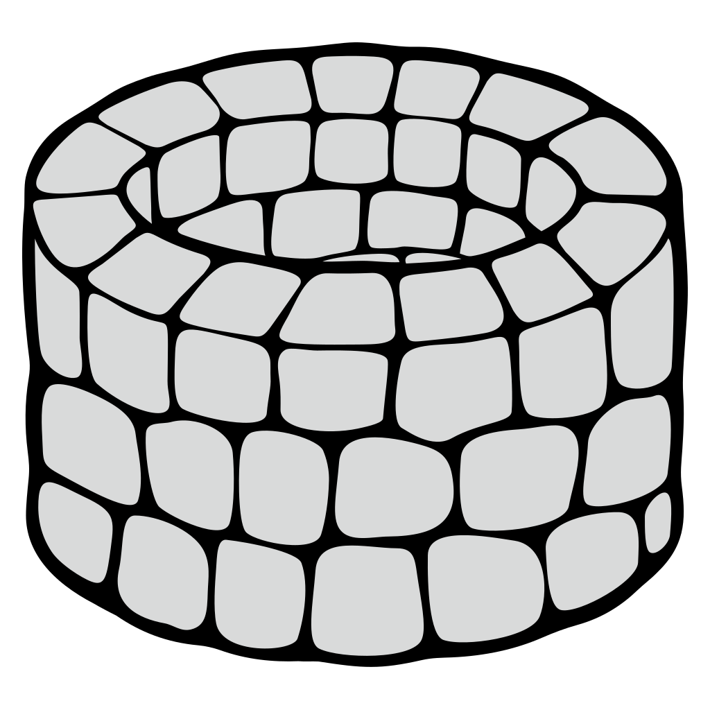 Old stone draw well design for crafting enthusiasts