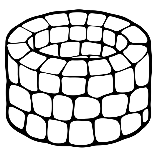 Explore the charm of an old stone draw well in this vector art