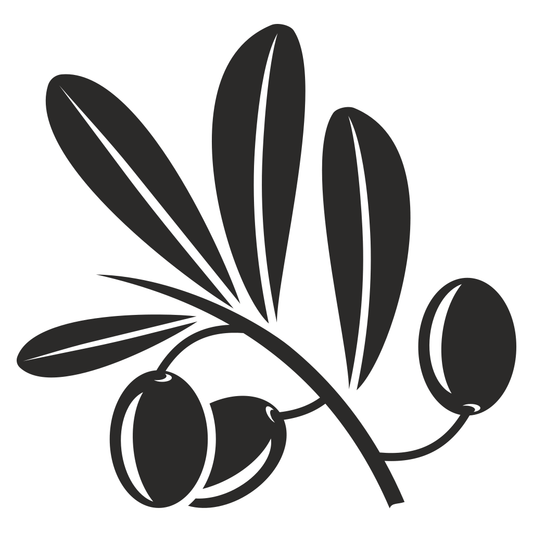 Elegant olive branch design for creative crafting projects