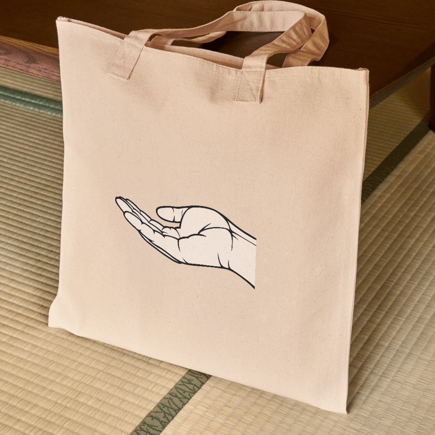 Open hand outline design for creative cutting projects