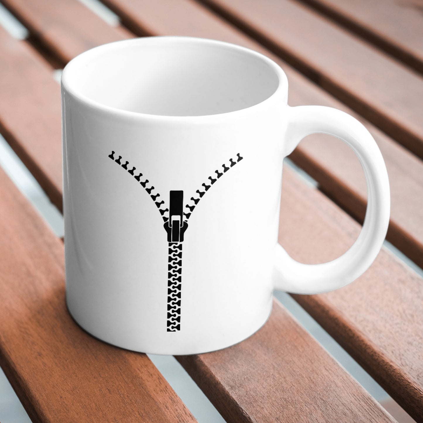 Open zipper design for cutting machines and crafting