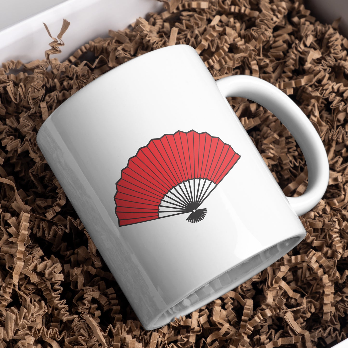 Elegant oriental fan design for creative cutting projects