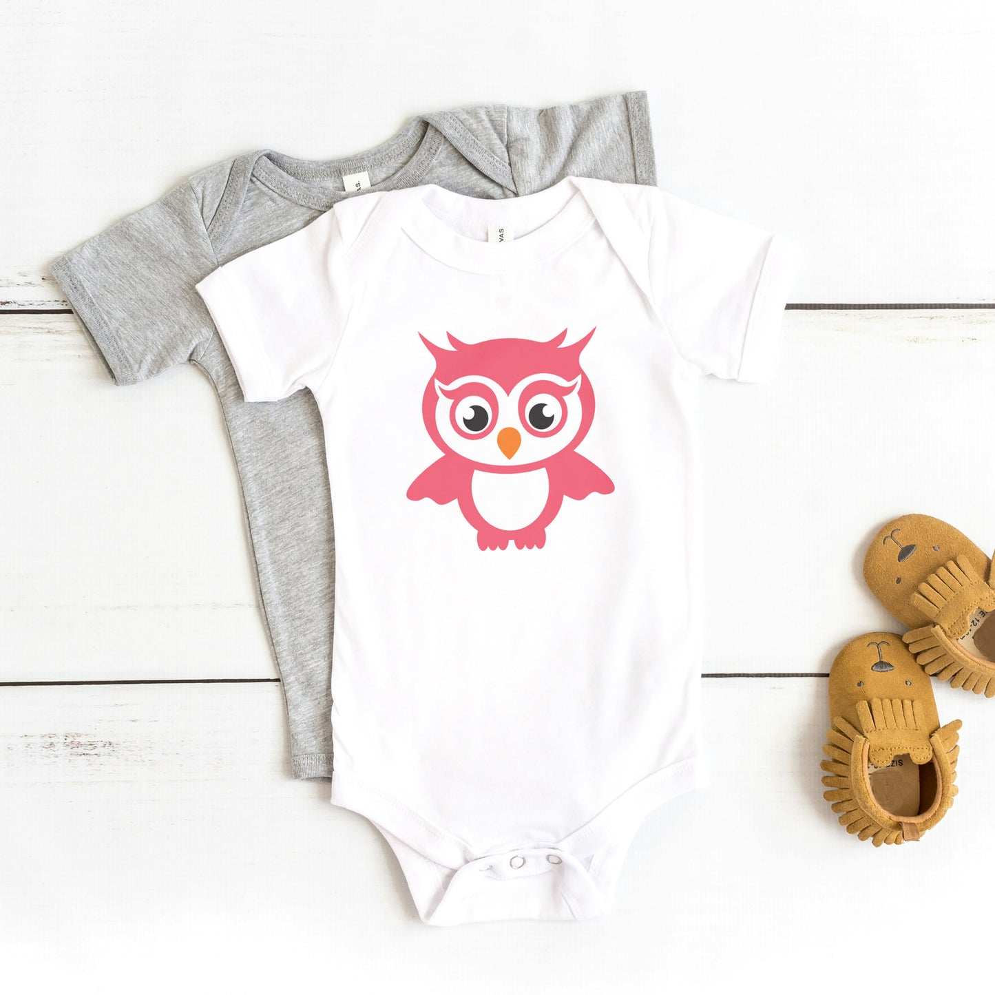 Cute pink owl design for crafting and cutting machines