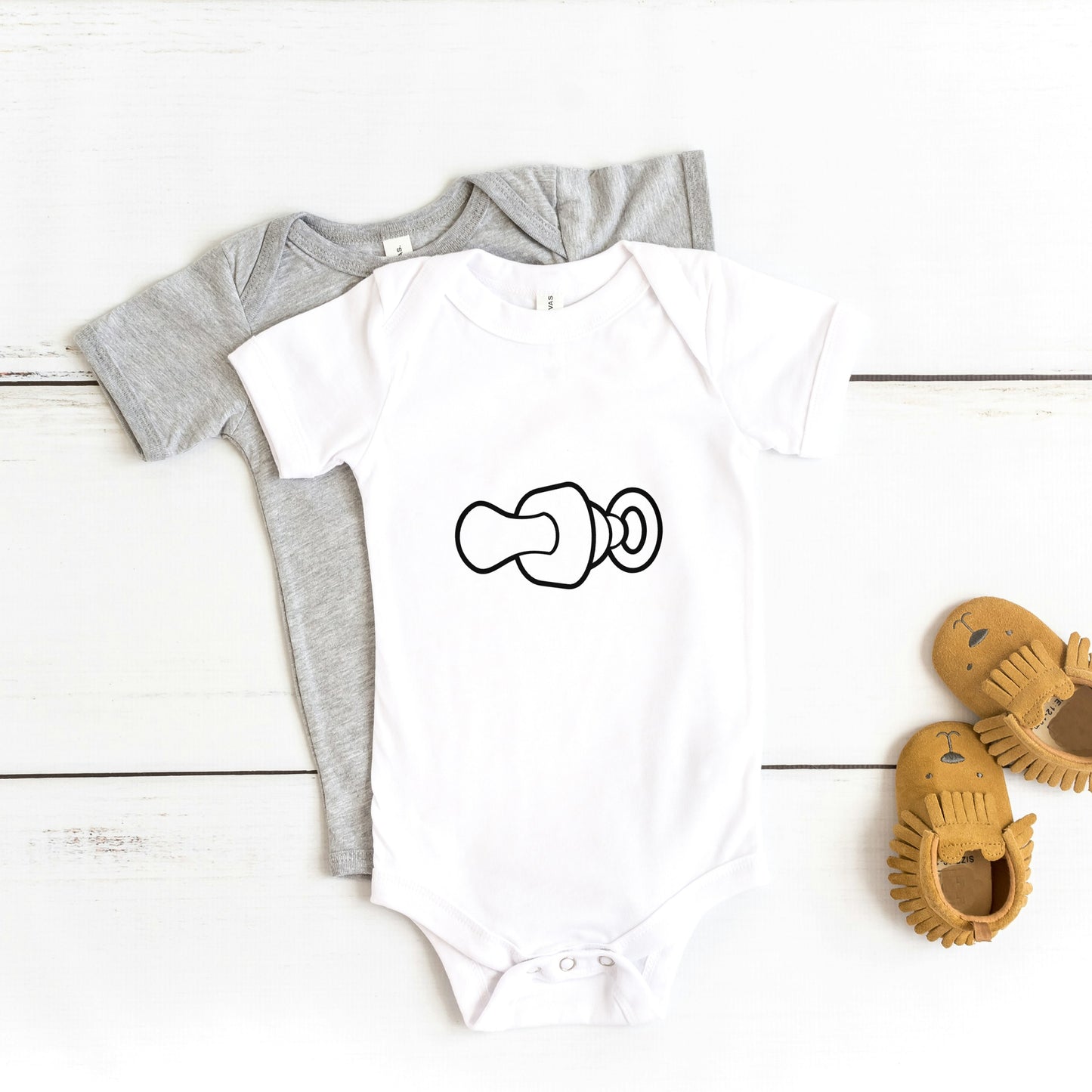 Black and white pacifier vector for cutting machines