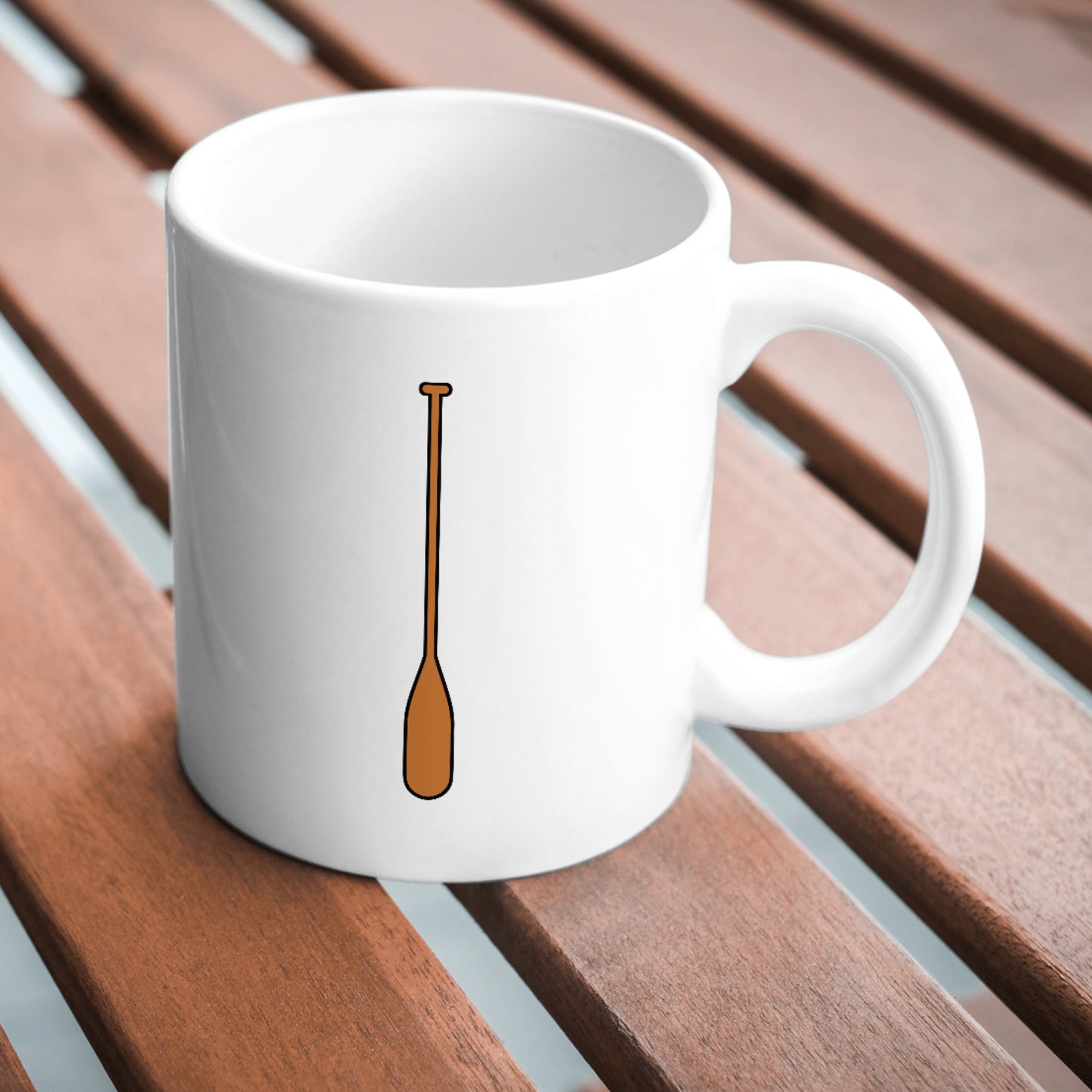 Unique vector svg design of a wooden paddle for crafting