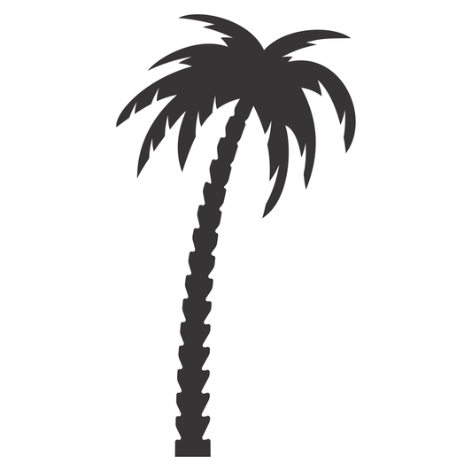Elegant palm tree vector design for crafting projects