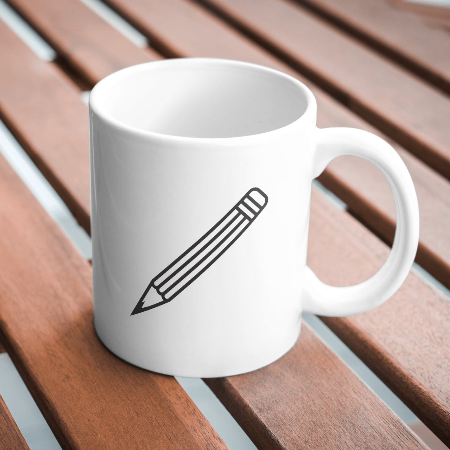 Creative pencil design for cutting machines in black and white