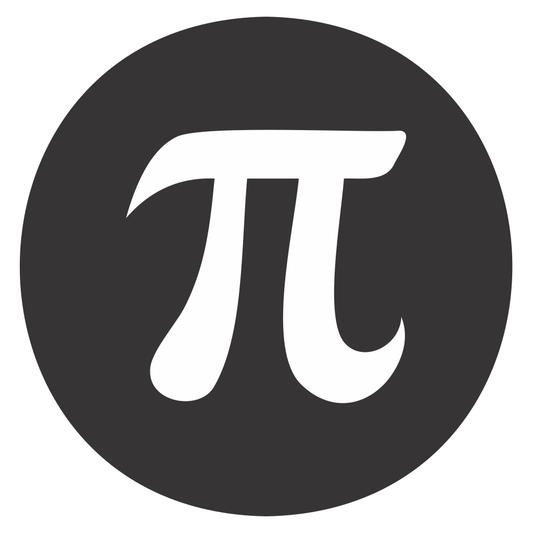 Creative vector design featuring visually striking pi symbol