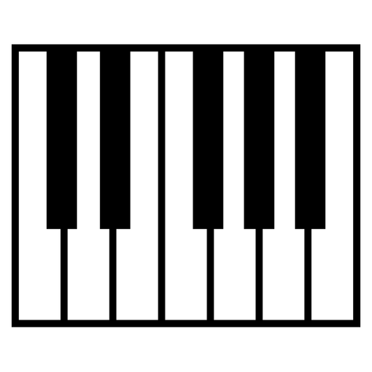 Create stunning designs with piano keys vector svg files