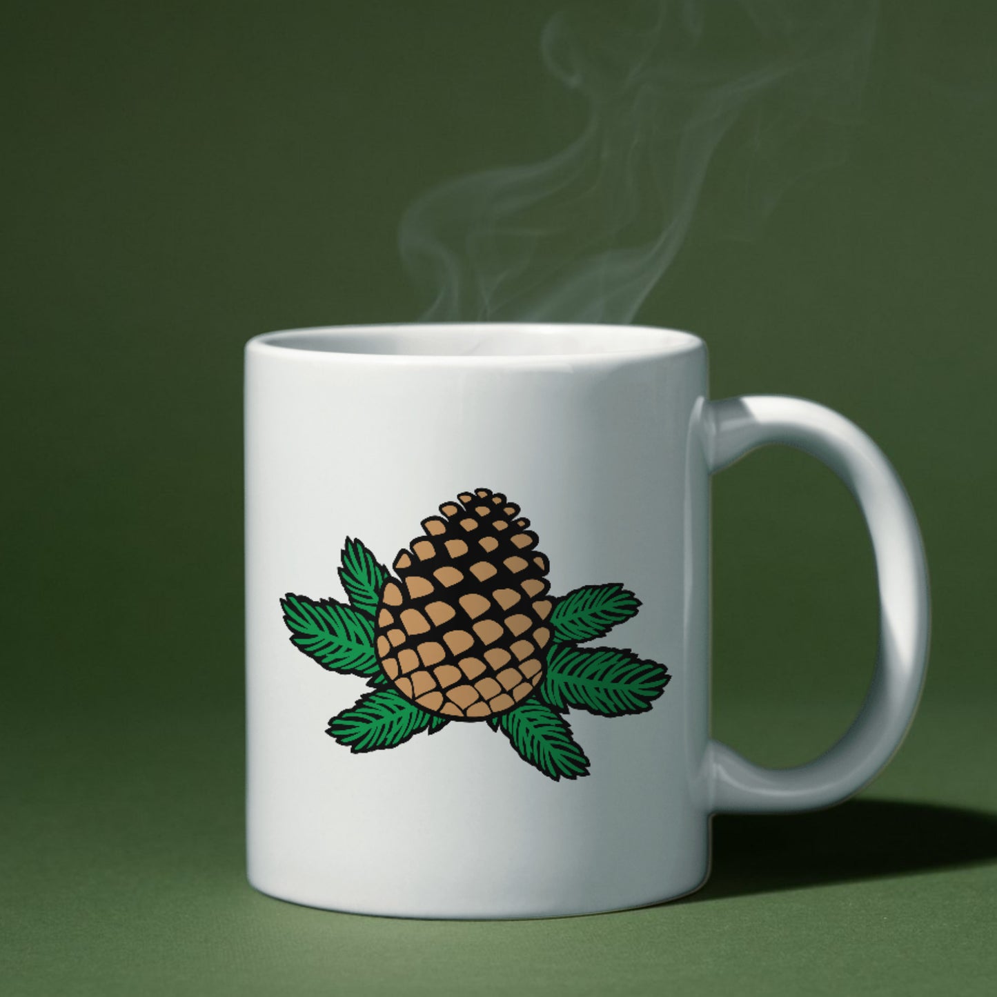 Pine cone design for creative cutting machine projects