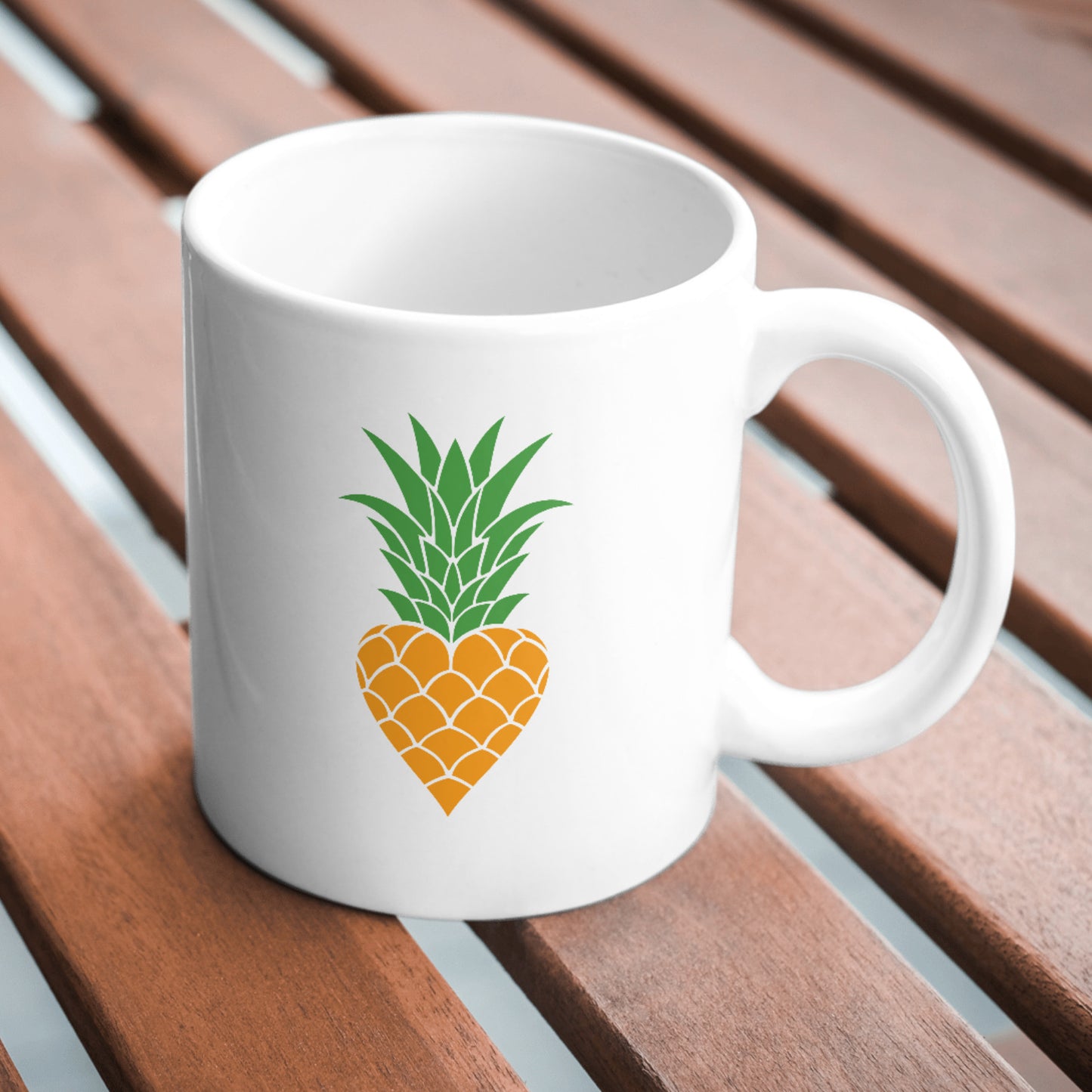 Creative pineapple heart design for crafting enthusiasts