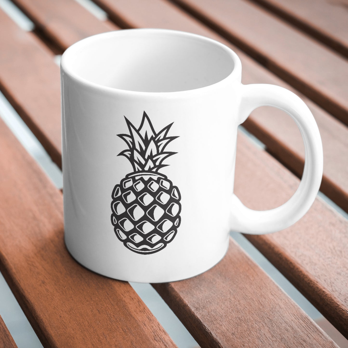 Stylized pineapple vector design for creative projects