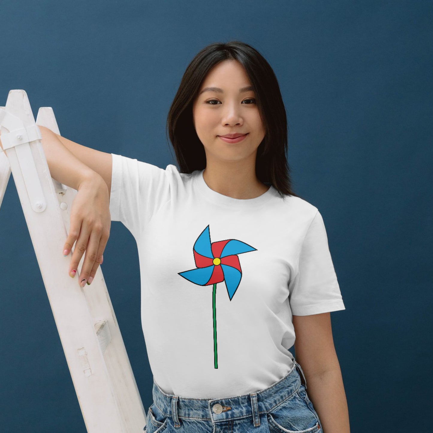 Colorful pinwheel for creative cutting machine designs