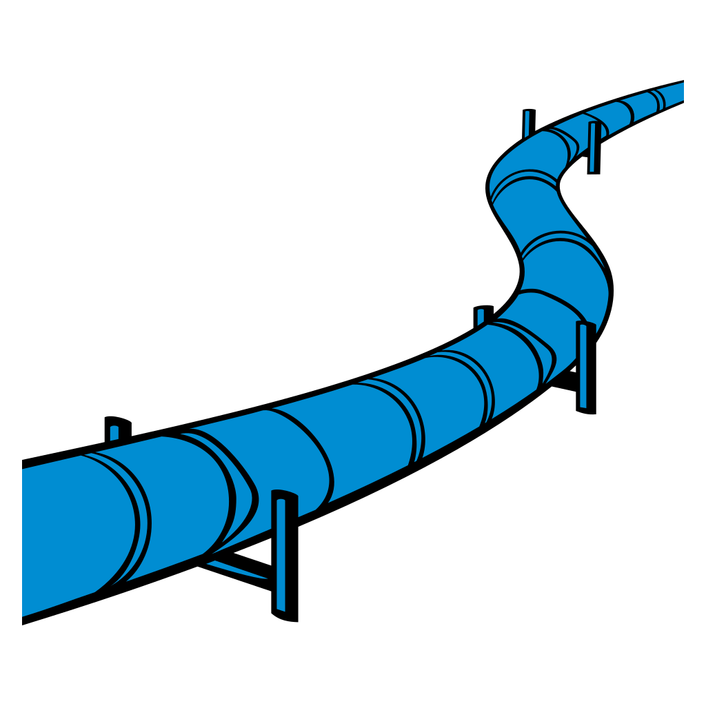 Creative pipeline design for cutting machines in gray tones