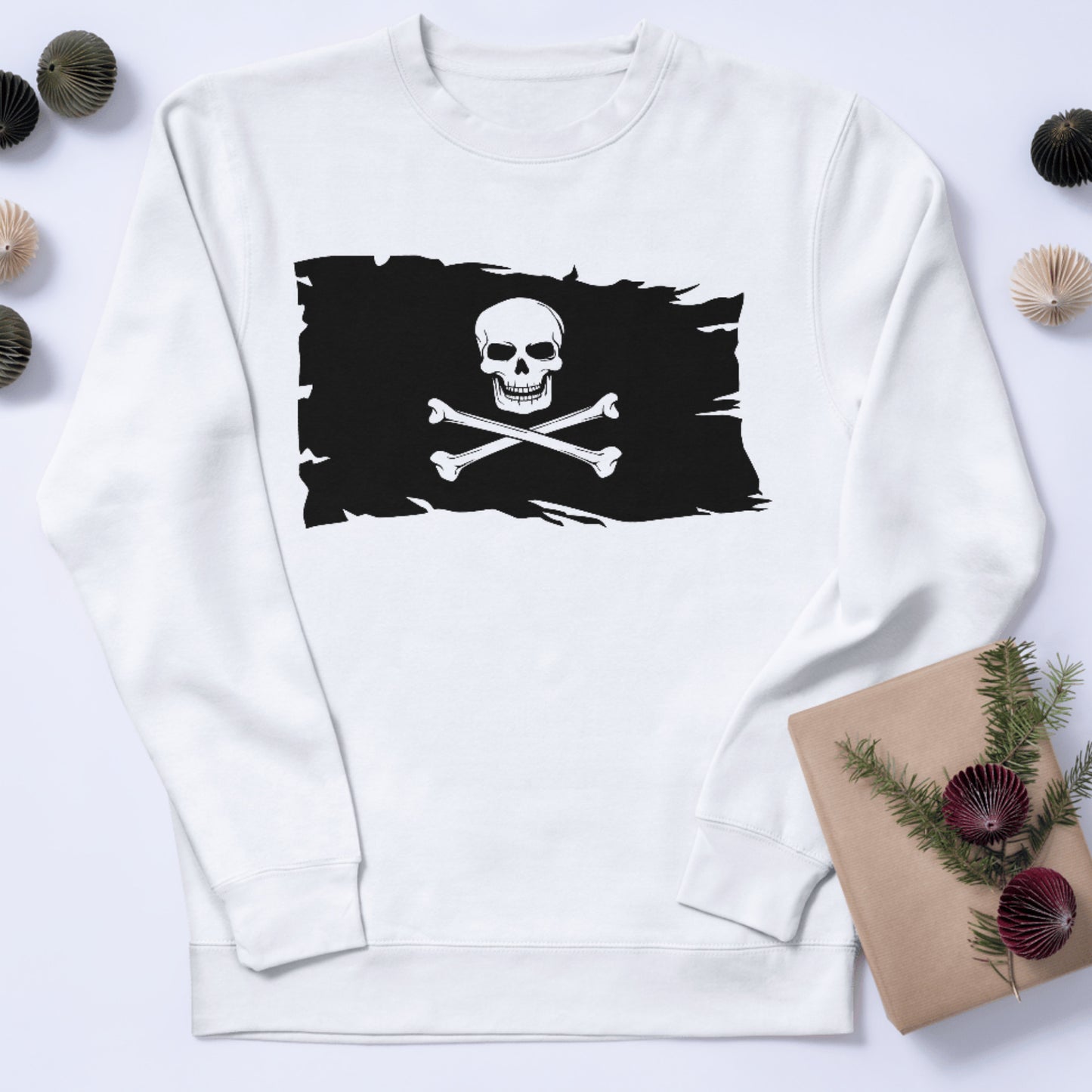 Bold pirate flag design for creative crafting projects
