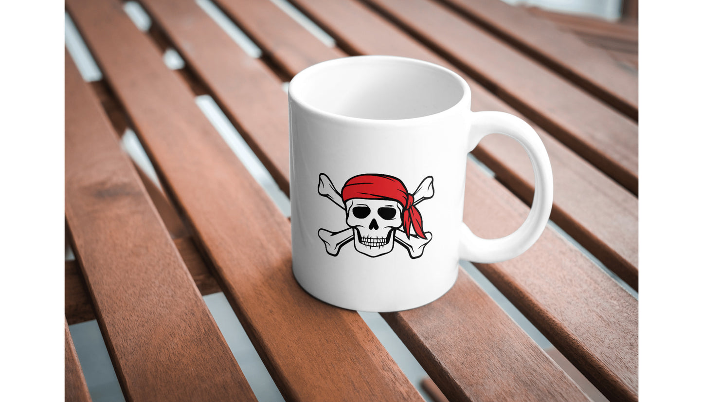 Captivating pirate skull design for creative crafting projects