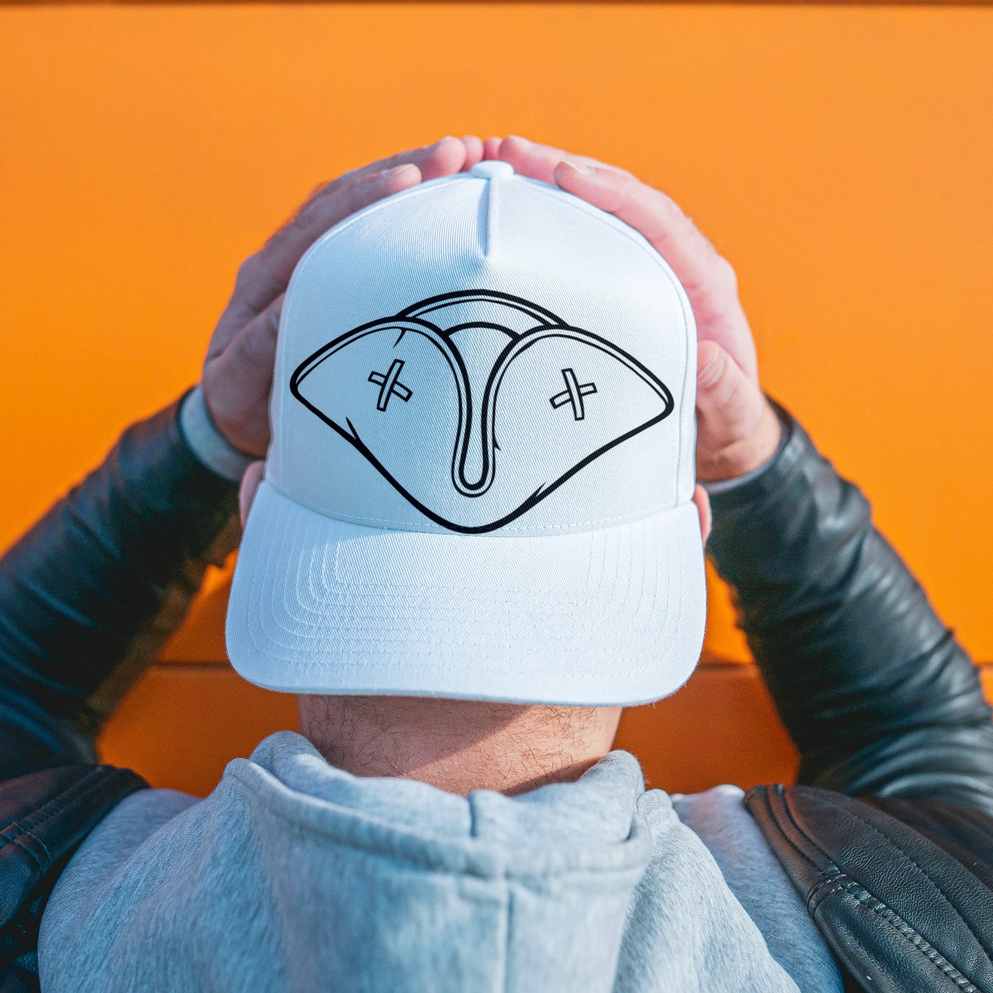 Creative pirate triangle hat design for cutting machines