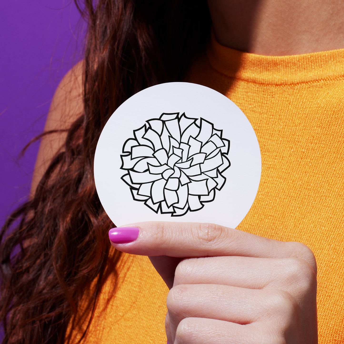 Creative pom pom design for cutting machines and crafts