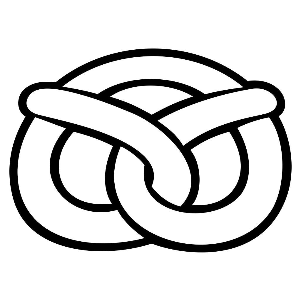 Knot design for crafters and cutting machines