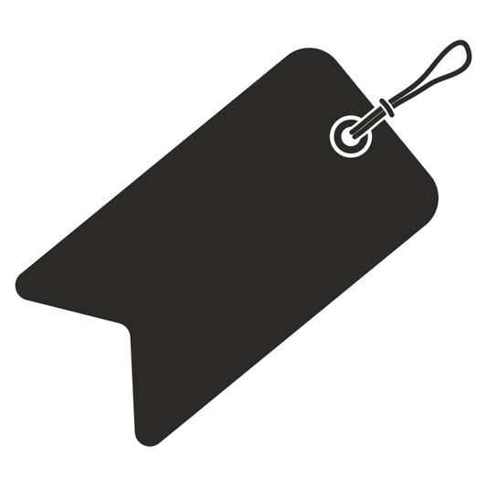 Creative black tag design for versatile crafting projects