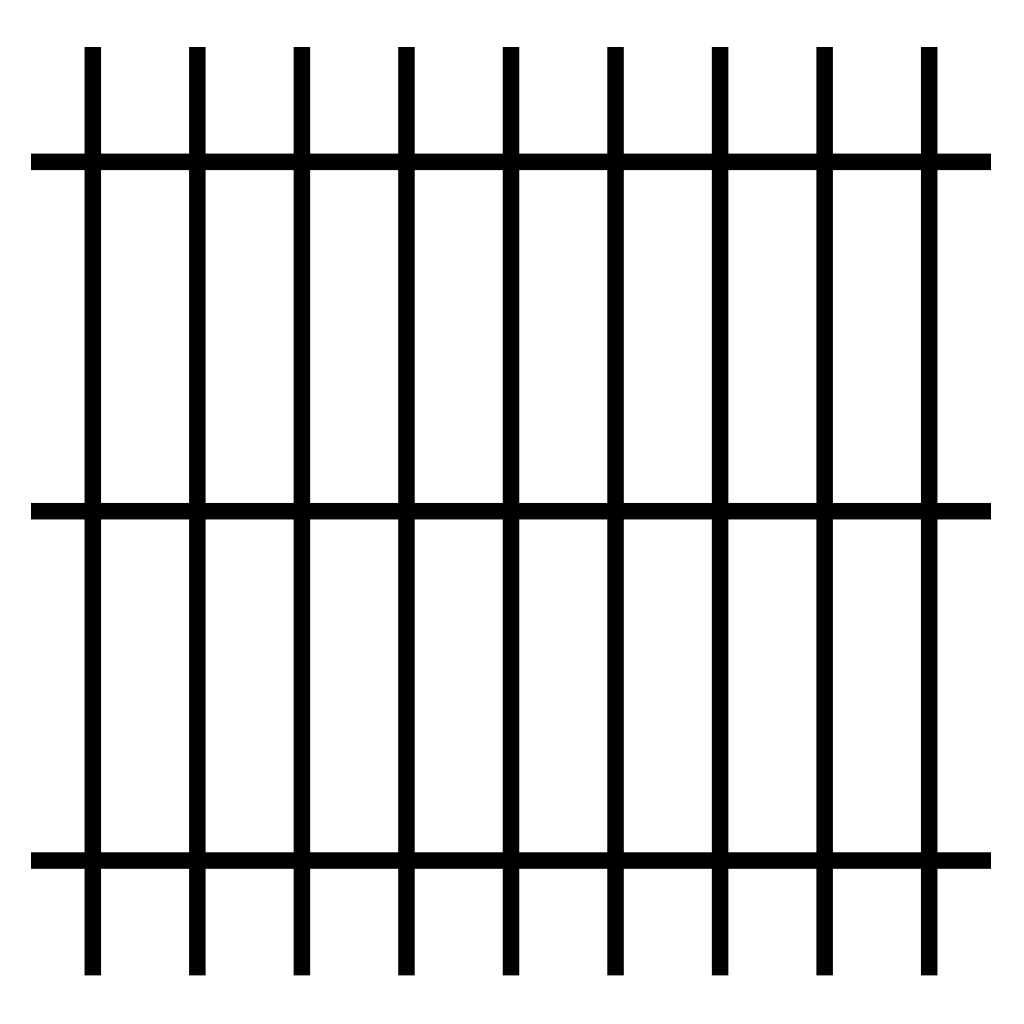 Creative vector design of prison bars for crafting projects