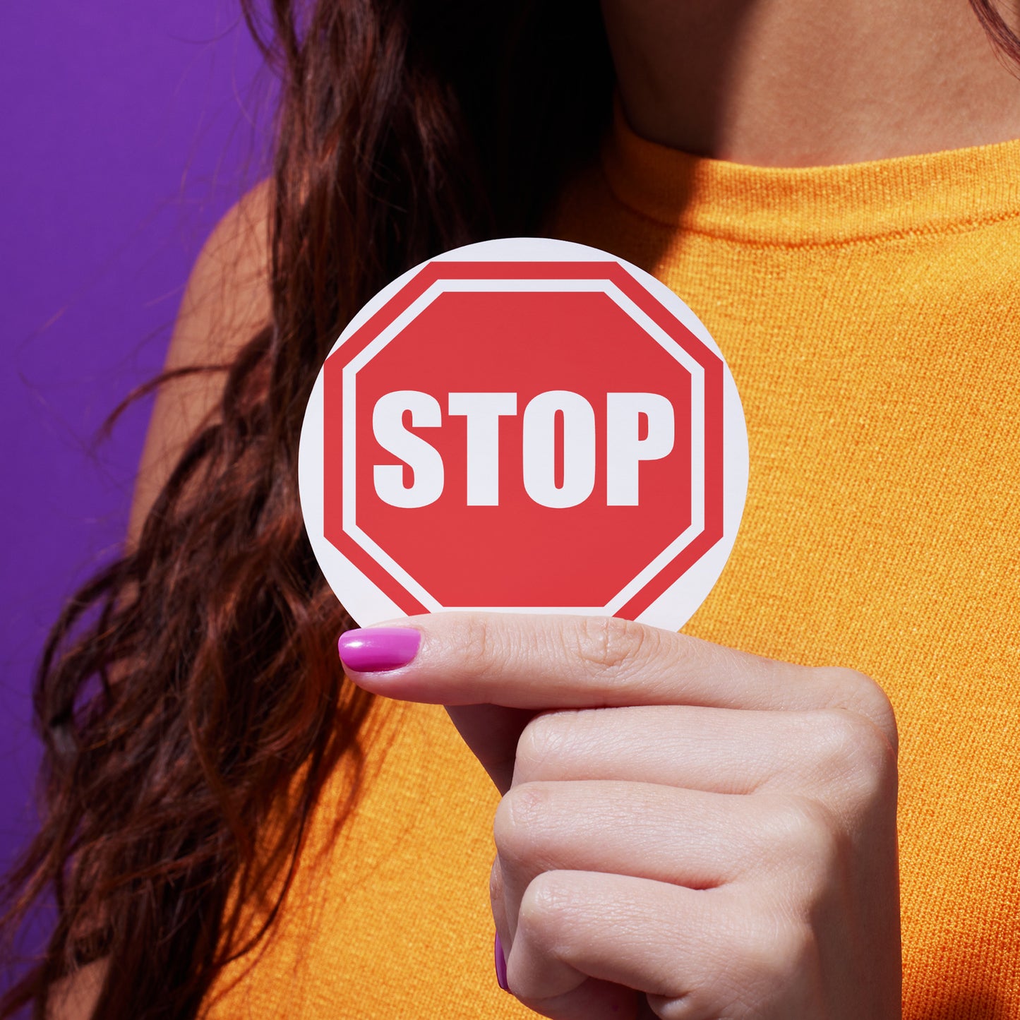 Creative vector svg design of a prohibited stop sign