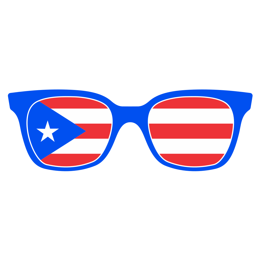 Unique Puerto Rico sunglasses design for cutting machines