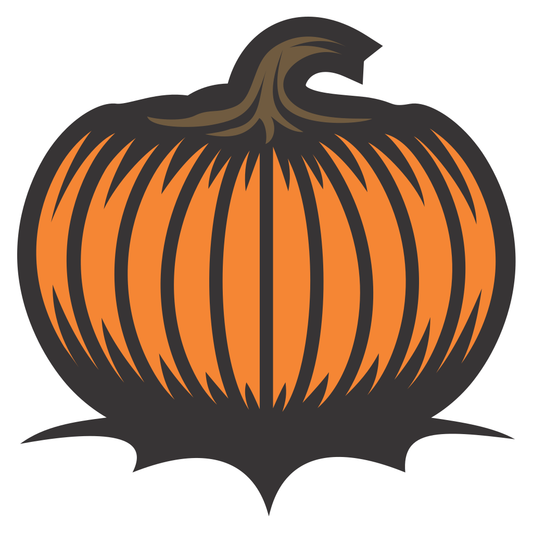 Creative pumpkin vector design perfect for cutting machines