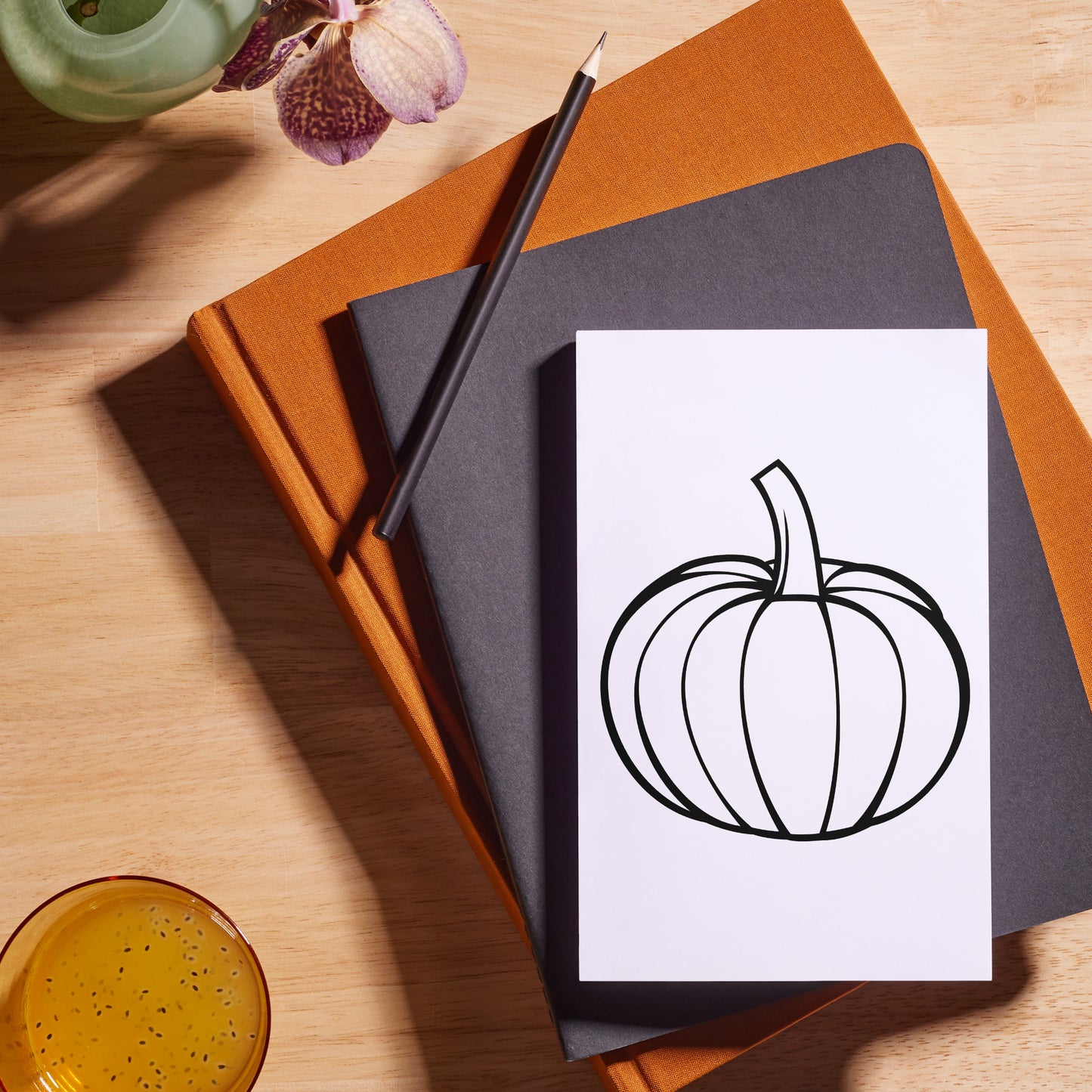 Creative pumpkin vector art perfect for cutting machines