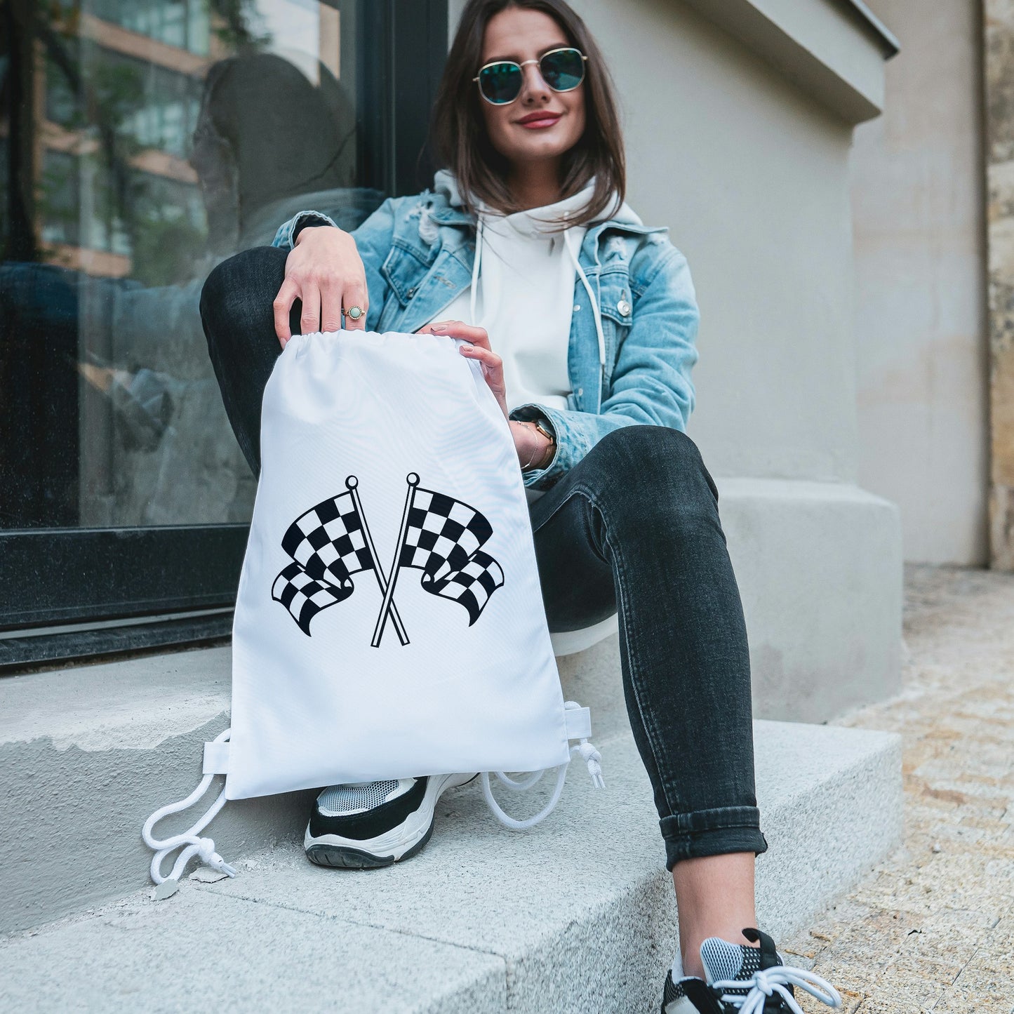 Racing checkered flags design for creative projects