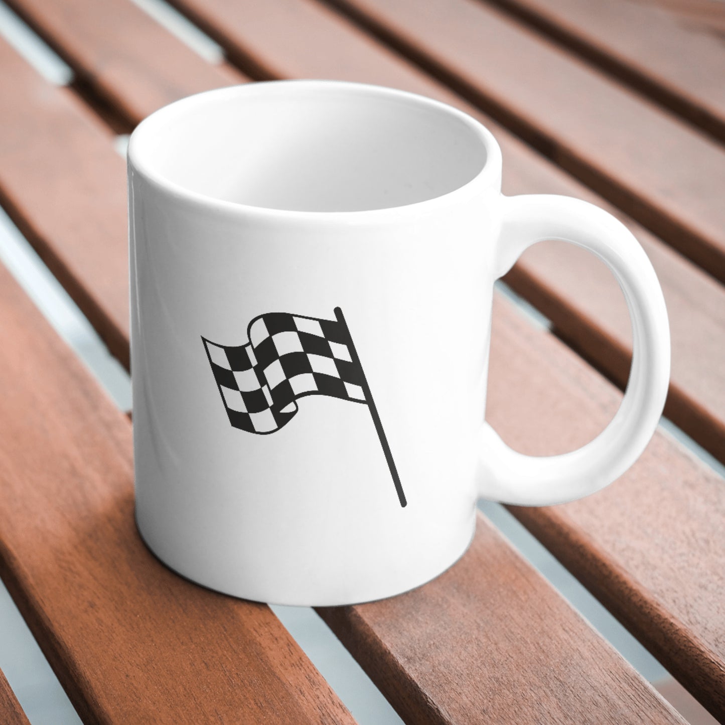 Dynamic racing flag design for cutting machines